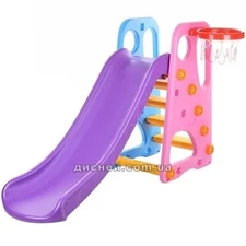 Детская горка YG2016-16 с баскетбольным кольцом